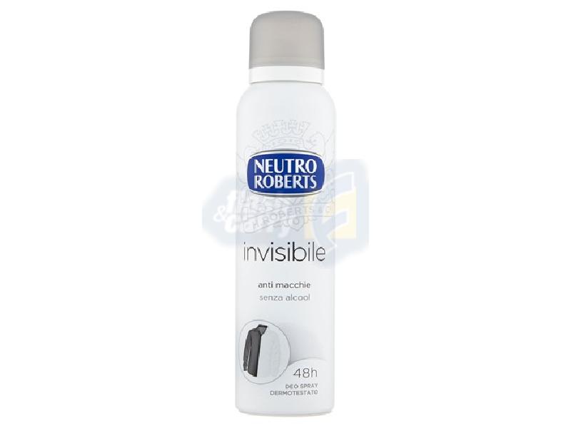 ROBERTS DEO SPRAY 150ML INVISIBILE