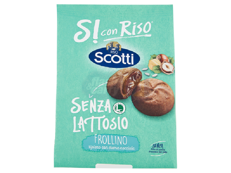 SCOTTI BIS.RIPIENO NOCCIOLA S/LATTGR.200