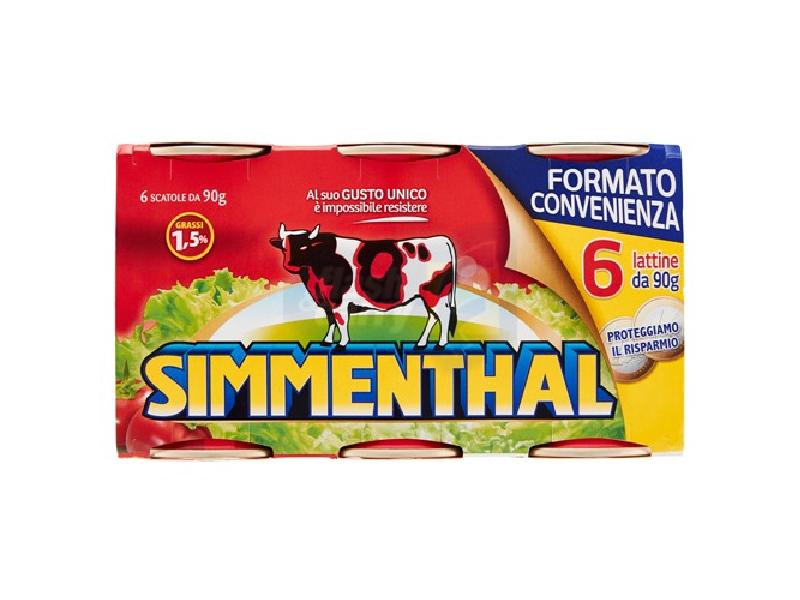 SIMMENTHAL CARNE GR.90X6 EXPO 216PZ*