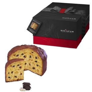 PANETTONE PERE E CIOCCOLATO 1000 G SCATOLA SICILYUM
