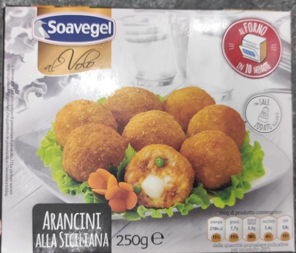 ARANCINI ALLA SICILIANA SOAVEGEL 250GR