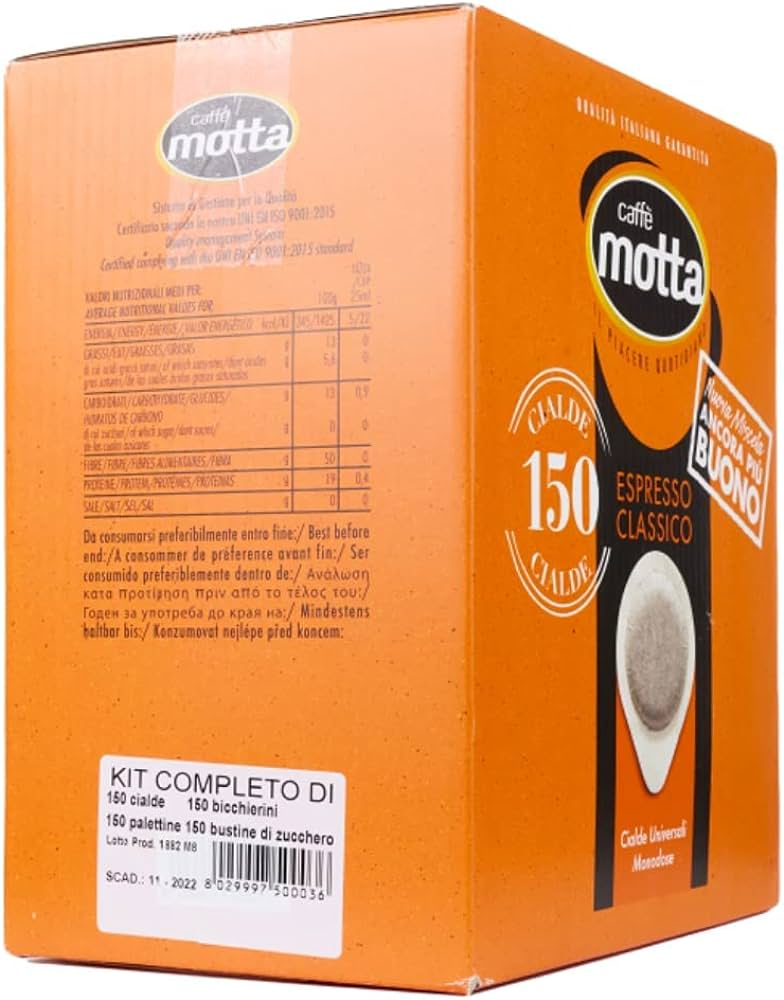 CAFFE MOTTA CIALDE ESPRESSO CREMOSO 150PC+KIT