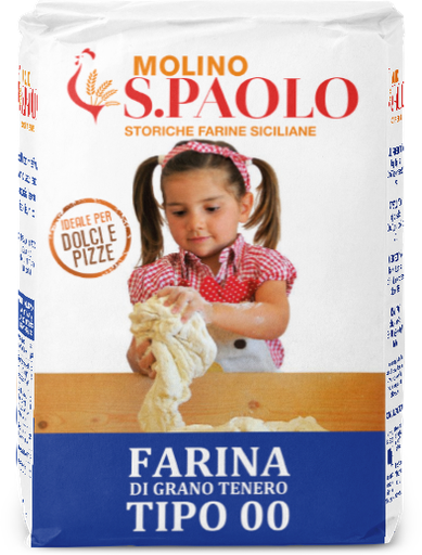 [4R1] SAN PAOLO FARINA DI GRANO TENERO TIPO 00 1KG