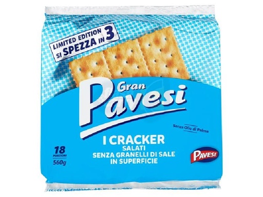 [004399] PAVESI CRACKERS NON SALATI GR.560