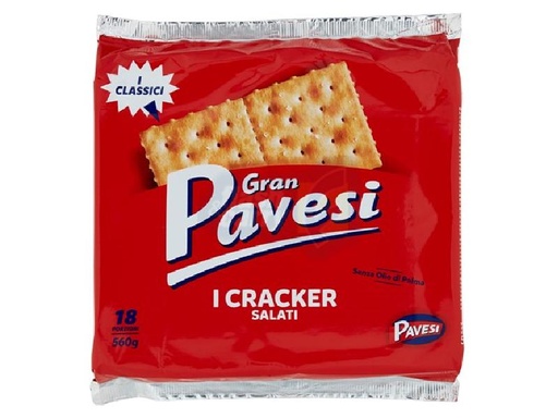 [004397] PAVESI CRACKERS SALATI GR.560