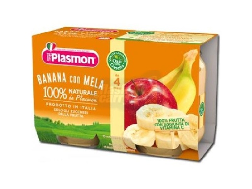 [138767] PLASMON OMO BANANA/MELA GR.104X2*