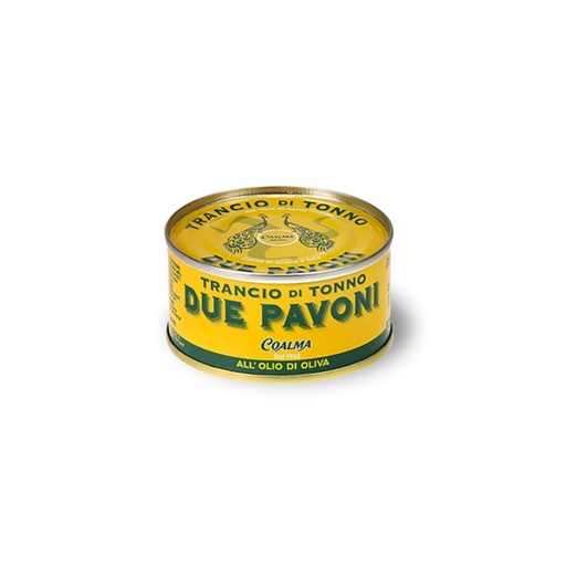 [3976] COALMA TONNO DUE PAVONI ALL' OLIO DI OLIVA GR 80