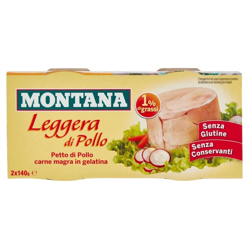 [5533] MONTANA CARNE DI POLLO GR 140X2