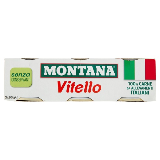[5532] MONTANA CARNE LESSATA VITELLO GR 90X3