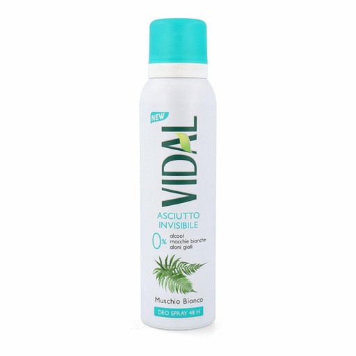 [1340] VIDAL DEOSPRAY WHITE MUSK 150 ML