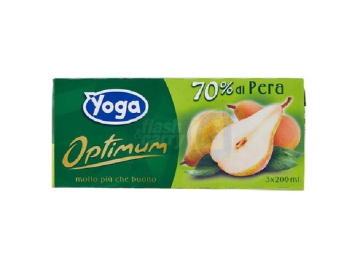 [010635] YOGA SUCCHI DI FRUTTA BRIK PERA 3*200 ML
