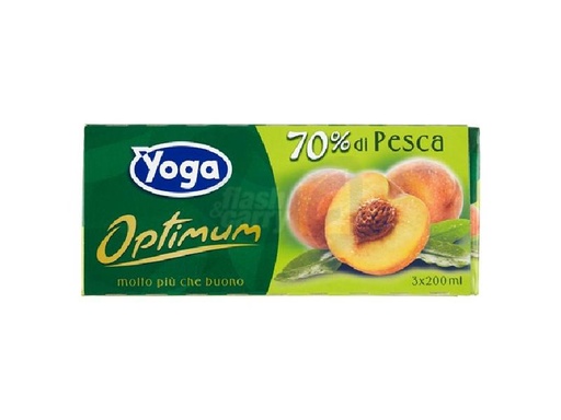 [010636] YOGA SUCCHI DI FRUTTA BRIK PESCA 3*200 ML