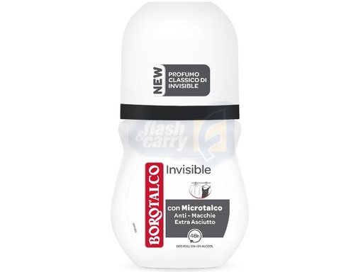 [001856] BOROTALCO DEO ROLL-ON INVISIBLE 50ML.