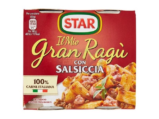 [005951] STAR GRAN RAGU\'SALSICCIA GR.180X2