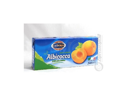 [103169] LA DORIA SUCCO BRICK ML.200x3 ALBICOCCA