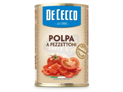 [178160] DE CECCO POLPA A PEZZETTONI GR.400
