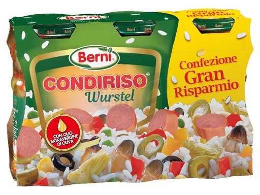 [178266] BERNI CONDIRISO GR.300 2+1 WURSTEL VV