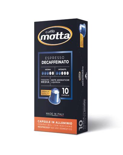 [6076] CAFFE MOTTA CPS ALU NESPRESSO DEC 10 PZ