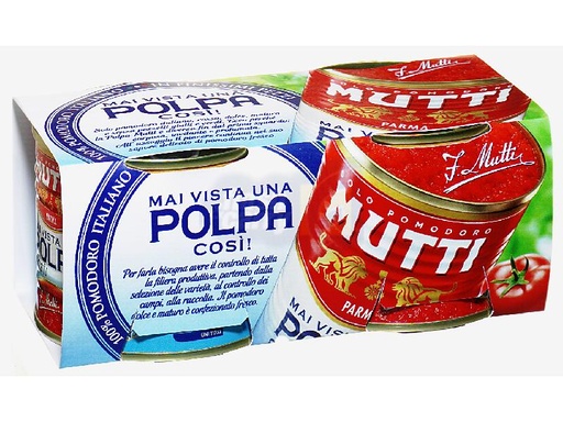 [102187] MUTTI POLPA DI POMODORO GR.210X2 POLPA DI POMODORO