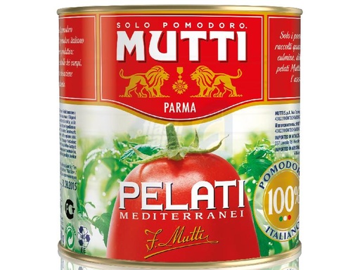 [103270] MUTTI POMODORI PELATI LATTINA MEDITERRANEI GR.2500