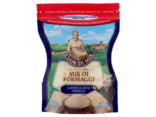 [012071] PARMAREGGIO CUOR DI MIX GR.70 FORMAGGIO GRATTUGGIATO FRESCO GRANA 