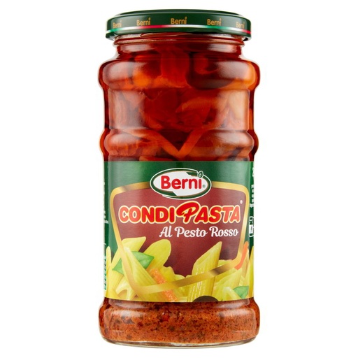 [3262] BERNI CONDIPASTA PESTO ROSSO 290 GR