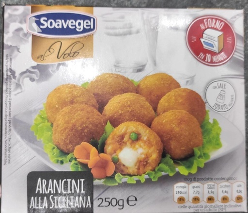 [000045W] ARANCINI ALLA SICILIANA SOAVEGEL 250GR
