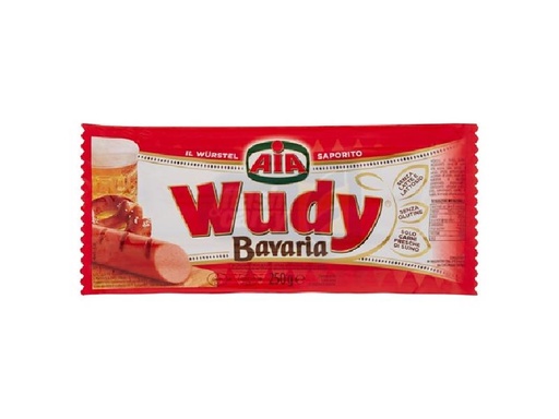 [006760] WUDY WURSTEL PURO SUINO GR.250