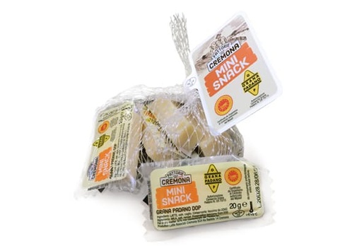 [GRSV7000] GRANA PADANO DOP MINISNACK CREMONA PLAC 20GR