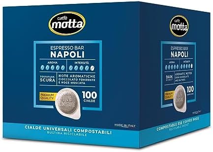 [M50018] CAFFE MOTTA CIALDE ESPRESSO BAR NAPOLI 100PC
