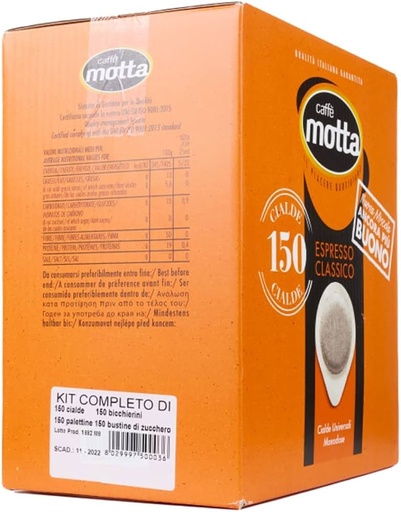 [M50003] CAFFE MOTTA CIALDE ESPRESSO CREMOSO 150PC+KIT